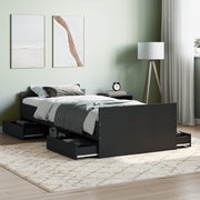 Bed Frame without Mattress Black 90x200 cm - Bargainia.com - 8721012157606 - 3203804