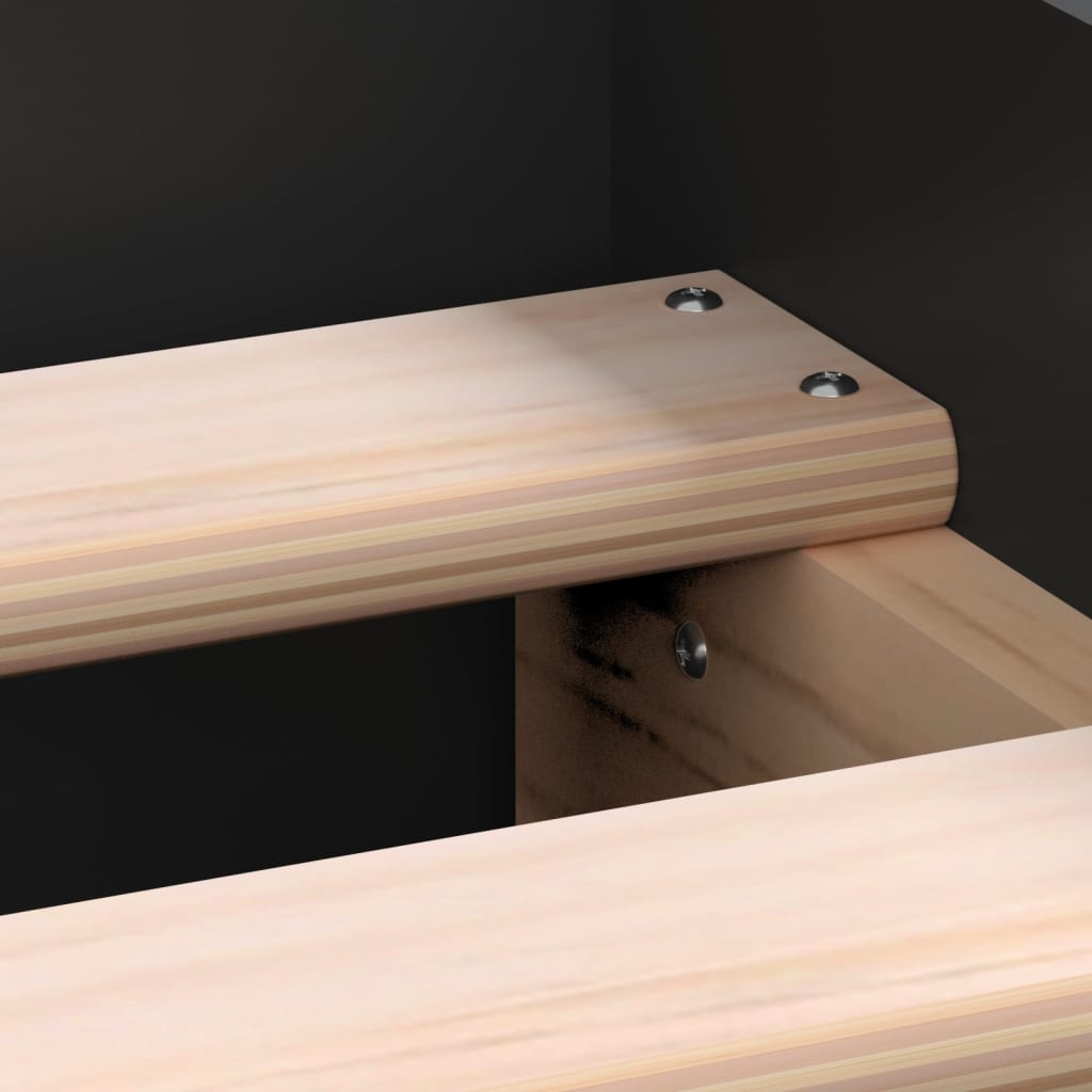 Bed Frame without Mattress Black 90x200 cm - Bargainia.com - 8721012157606 - 3203804