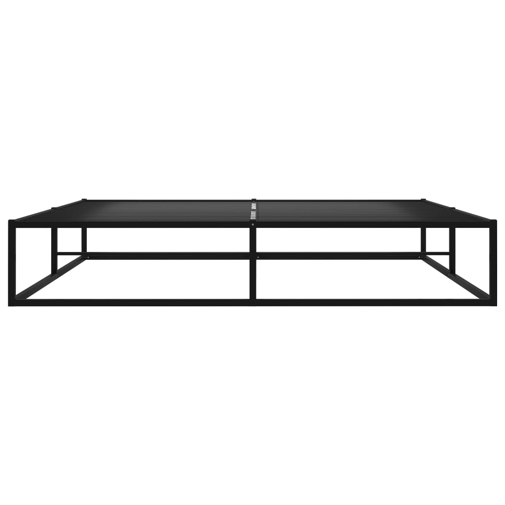 Bed Frame without Mattress Black Metal 160x200 cm - Bargainia.com - 8720286162583 - 324789