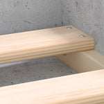 Bed Frame without Mattress Concrete Grey 120x190 cm Small Double Small Double - Bargainia.com - 