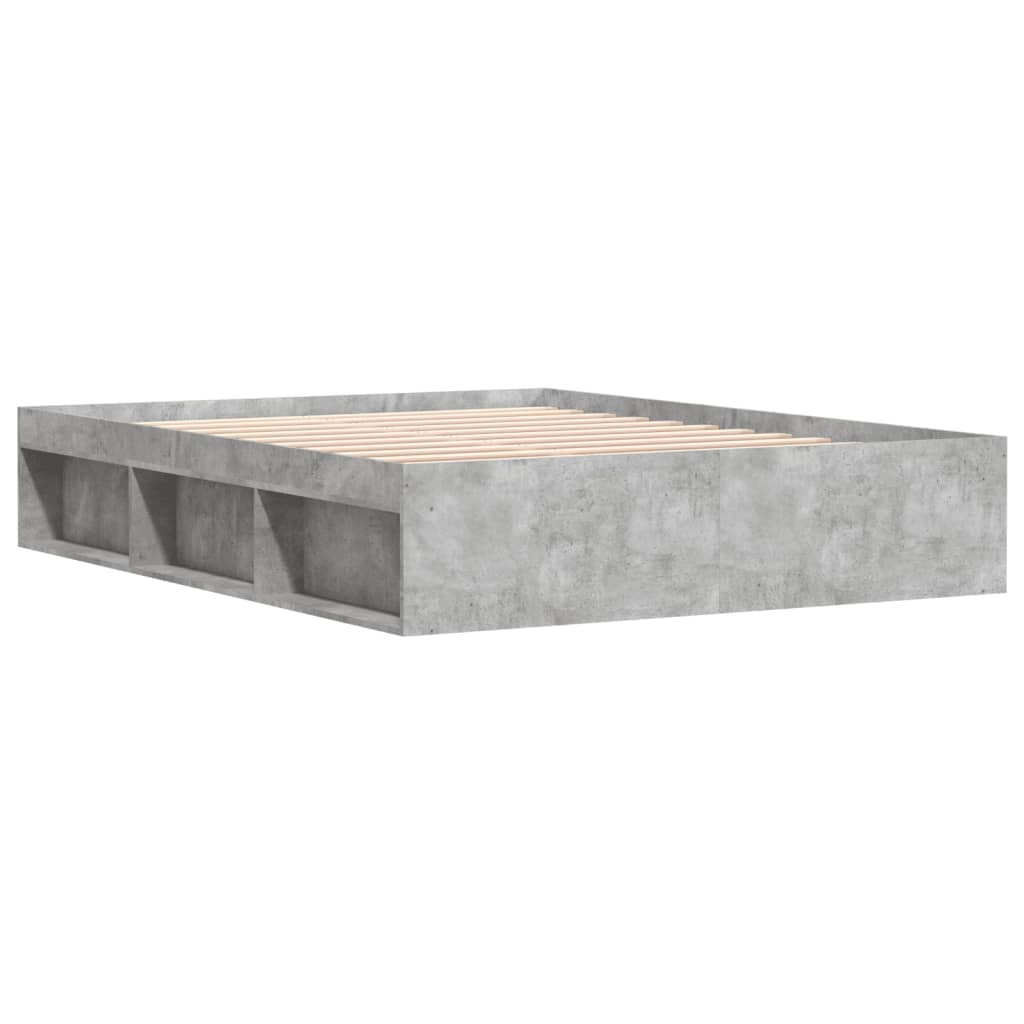 Bed Frame without Mattress Concrete Grey 140x200 cm - Bargainia.com - 8721012158184 - 3203862