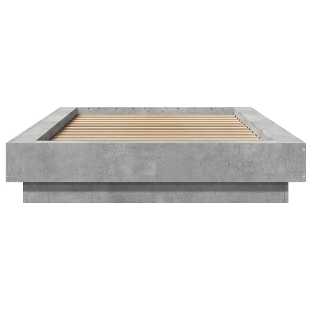 Bed Frame without Mattress Concrete Grey 90x200 cm - Bargainia.com - 8721102618512 - 3281213