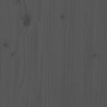 Bed Frame without Mattress Grey Solid Wood 120x200 cm - Bargainia.com - 