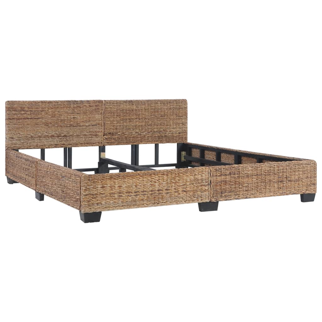 Bed Frame without Mattress Natural Rattan 180x200 cm Super King - Bargainia.com - 8719883590578 - 283096