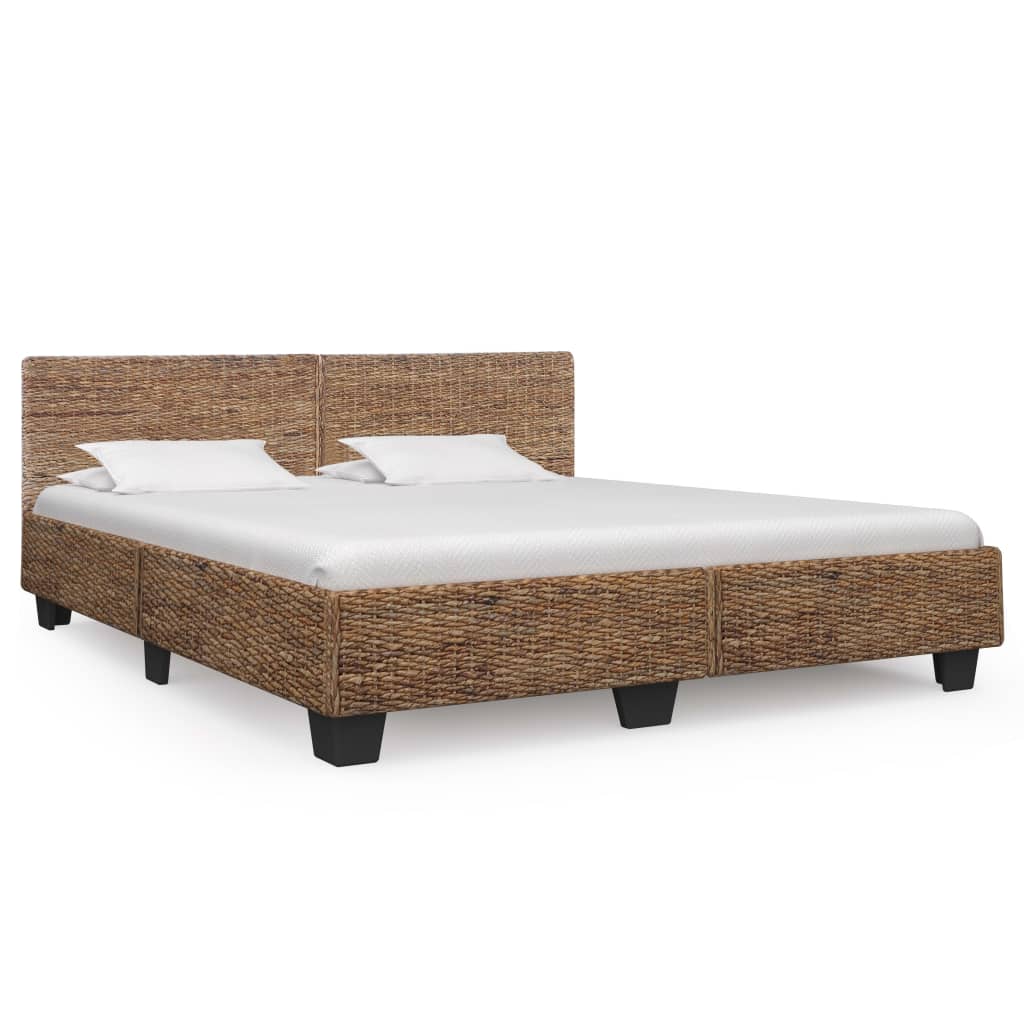 Bed Frame without Mattress Natural Rattan 180x200 cm Super King - Bargainia.com - 8719883590578 - 283096