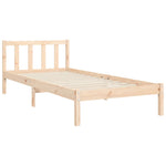 Bed Frame without Mattress Single Solid Wood Pine - Bargainia.com - 