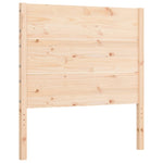 Bed Frame without Mattress Single Solid Wood Pine - Bargainia.com - 