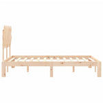 Bed Frame without Mattress Small Double Solid Wood Pine - Bargainia.com - 