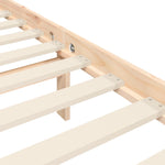 Bed Frame without Mattress Small Double Solid Wood Pine - Bargainia.com - 