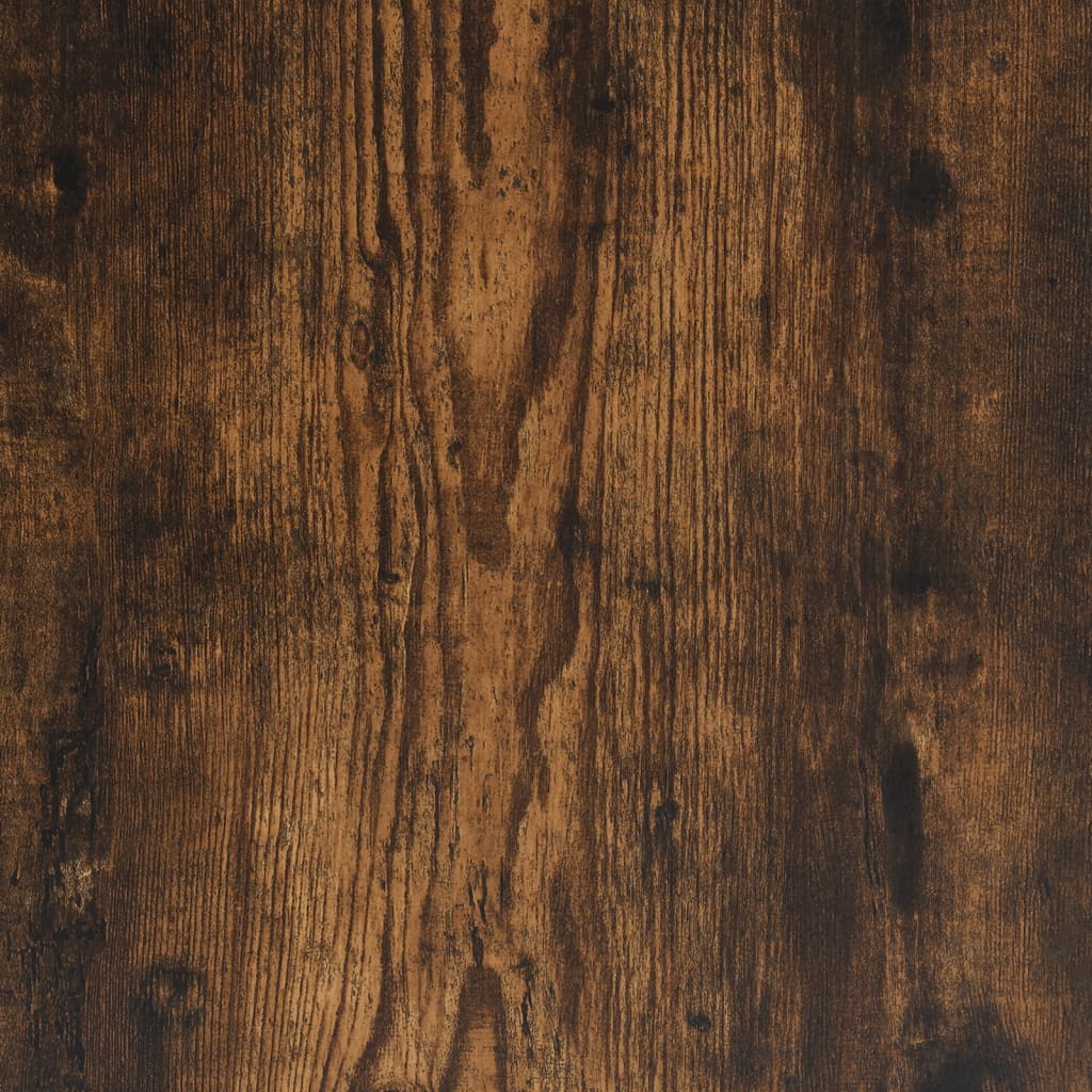 Bed Frame without Mattress Smoked Oak 180x200 cm Super King Engineered Wood - Bargainia.com - 