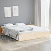 Bed Frame without Mattress Solid Wood 140x190 cm - Bargainia.com - 8720287067689 - 820082