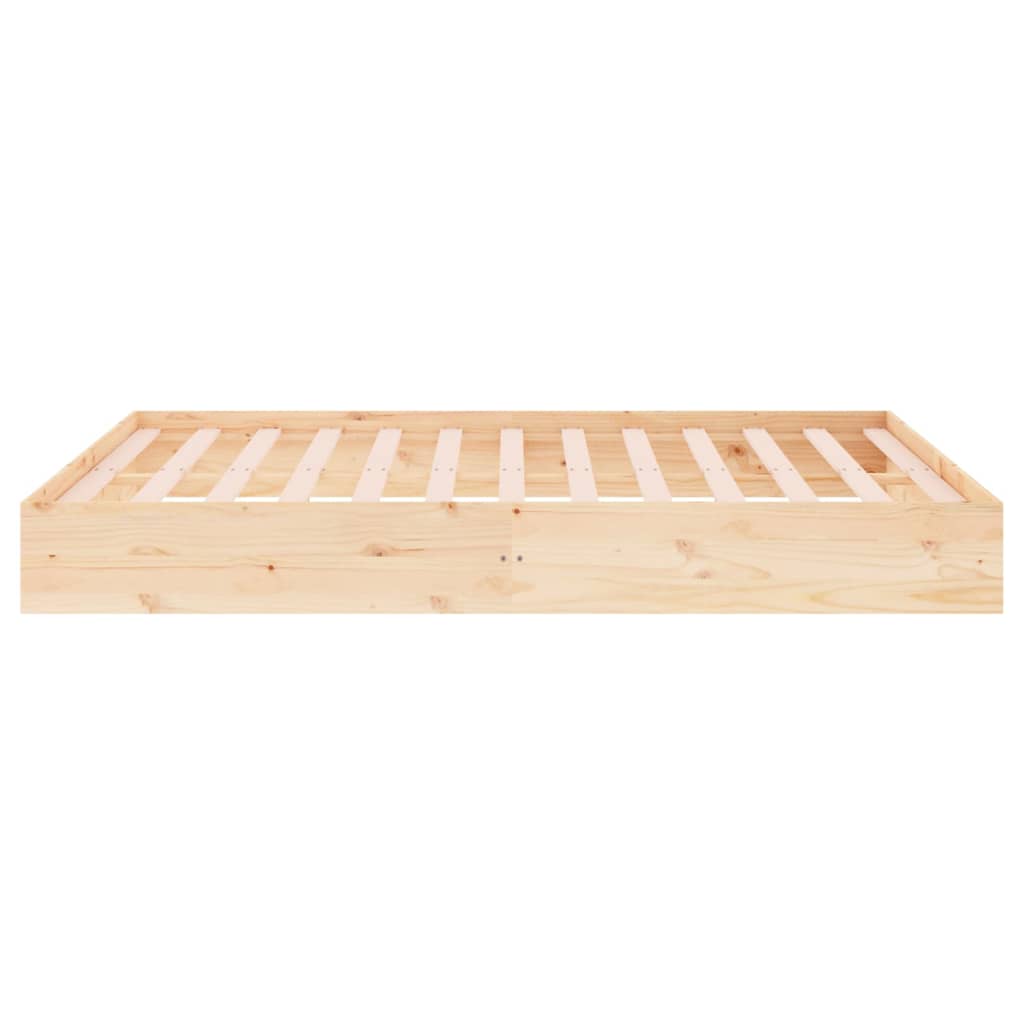 Bed Frame without Mattress Solid Wood 140x200 cm - Bargainia.com - 8720287067283 - 820042