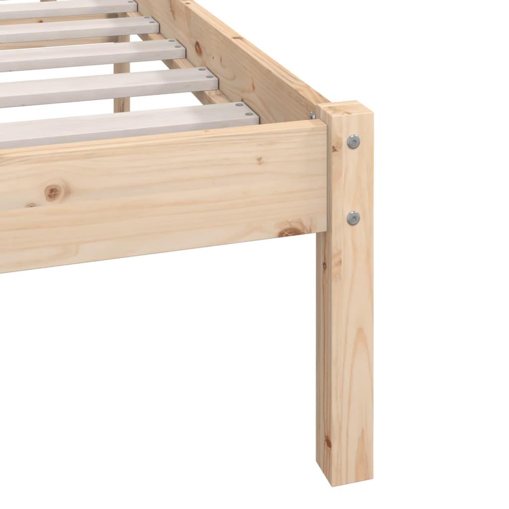 Bed Frame without Mattress Solid Wood 160x200 cm - Bargainia.com - 8720286763186 - 810157