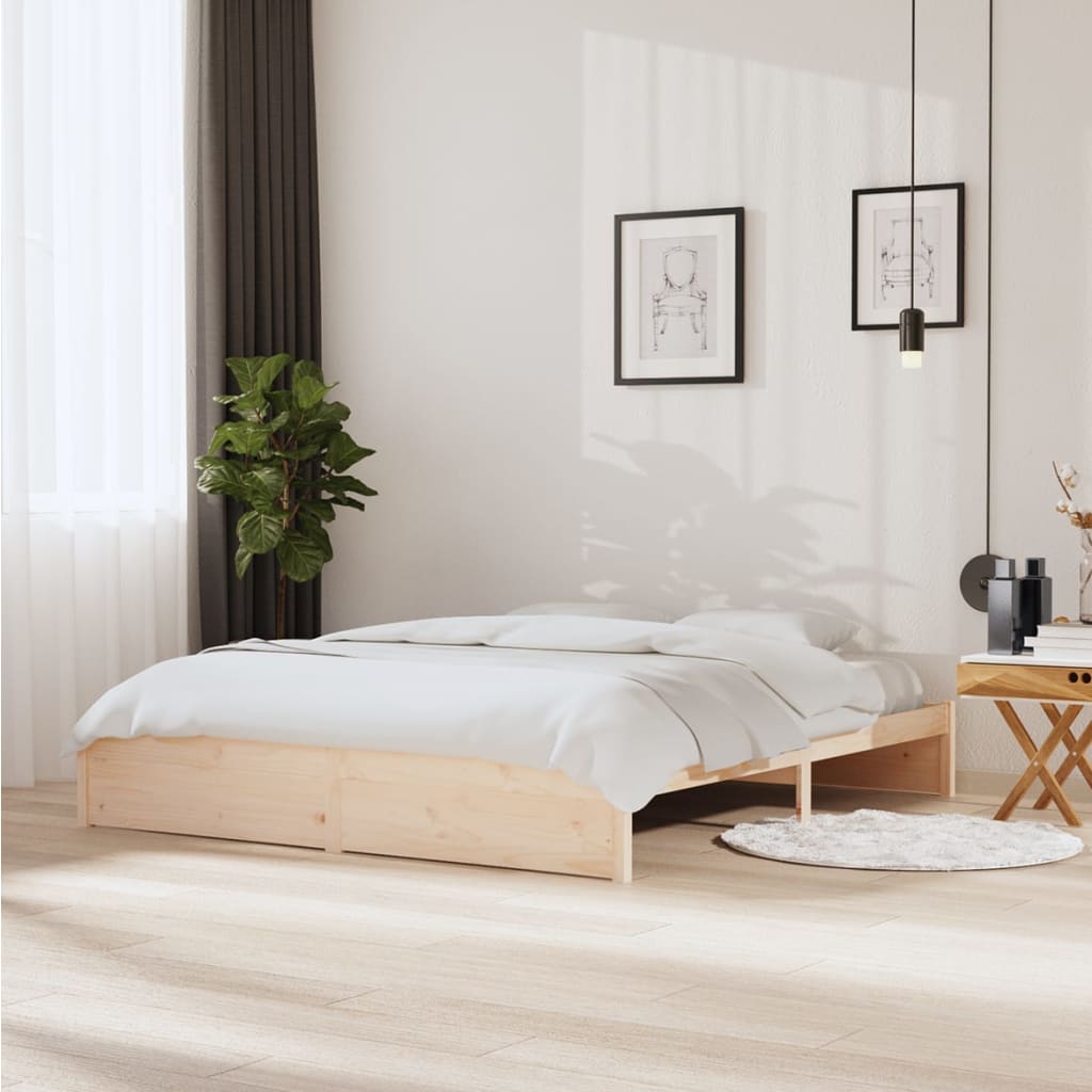 Bed Frame without Mattress Solid Wood 180x200 cm Super King Super King Size - Bargainia.com - 8720286999097 - 814964