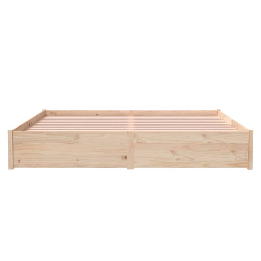 Bed Frame without Mattress Solid Wood 180x200 cm Super King Super King Size - Bargainia.com - 8720286999097 - 814964