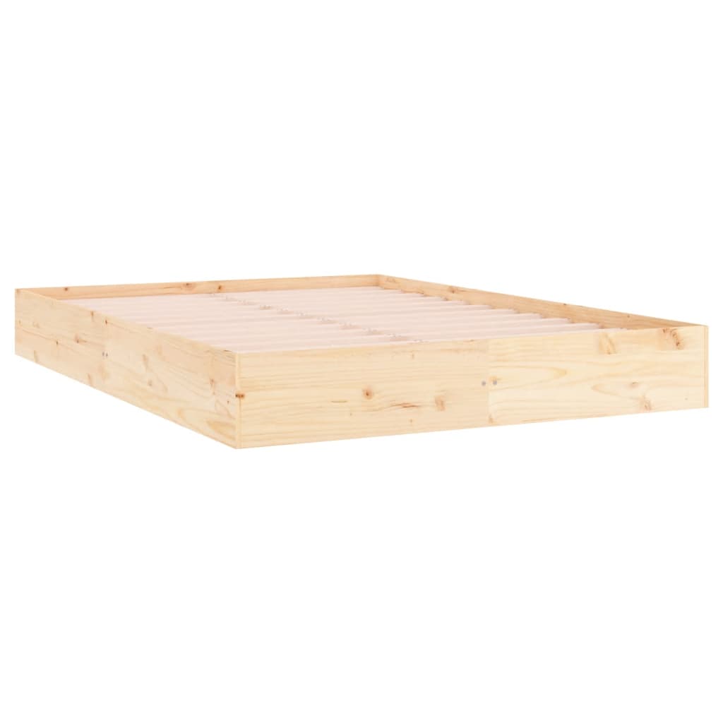 Bed Frame without Mattress Solid Wood 200x200 cm - Bargainia.com - 8720287067085 - 820022