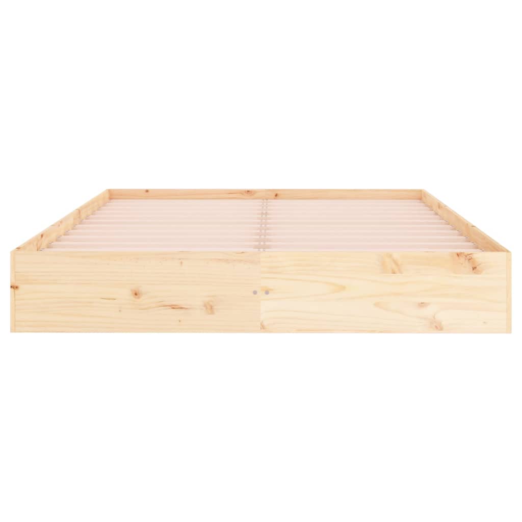 Bed Frame without Mattress Solid Wood 200x200 cm - Bargainia.com - 8720287067085 - 820022
