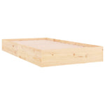 Bed Frame without Mattress Solid Wood 90x200 cm - Bargainia.com - 