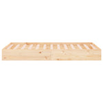 Bed Frame without Mattress Solid Wood 90x200 cm - Bargainia.com - 