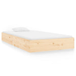Bed Frame without Mattress Solid Wood 90x200 cm - Bargainia.com - 