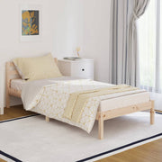 Bed Frame without Mattress Solid Wood Pine 90x200cm - Bargainia.com - 8720286877432 - 810415