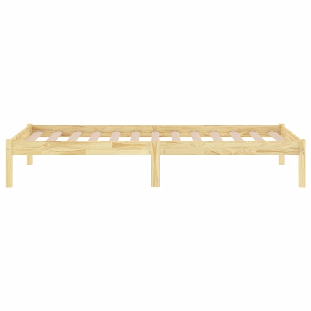 Bed Frame without Mattress Solid Wood Single - Bargainia.com - 