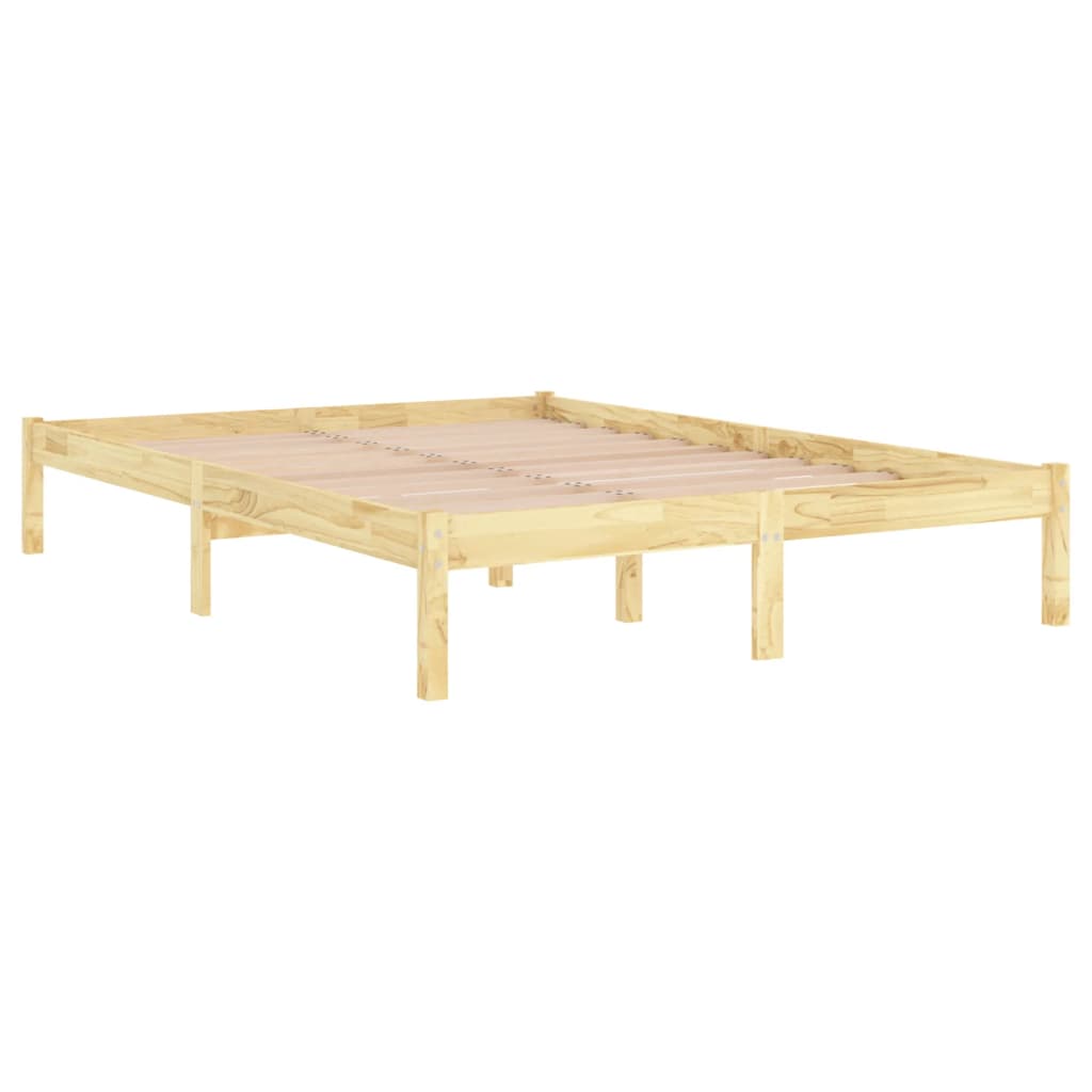Bed Frame without Mattress Solid Wood Super King Size - Bargainia.com - 8720286762585 - 810032