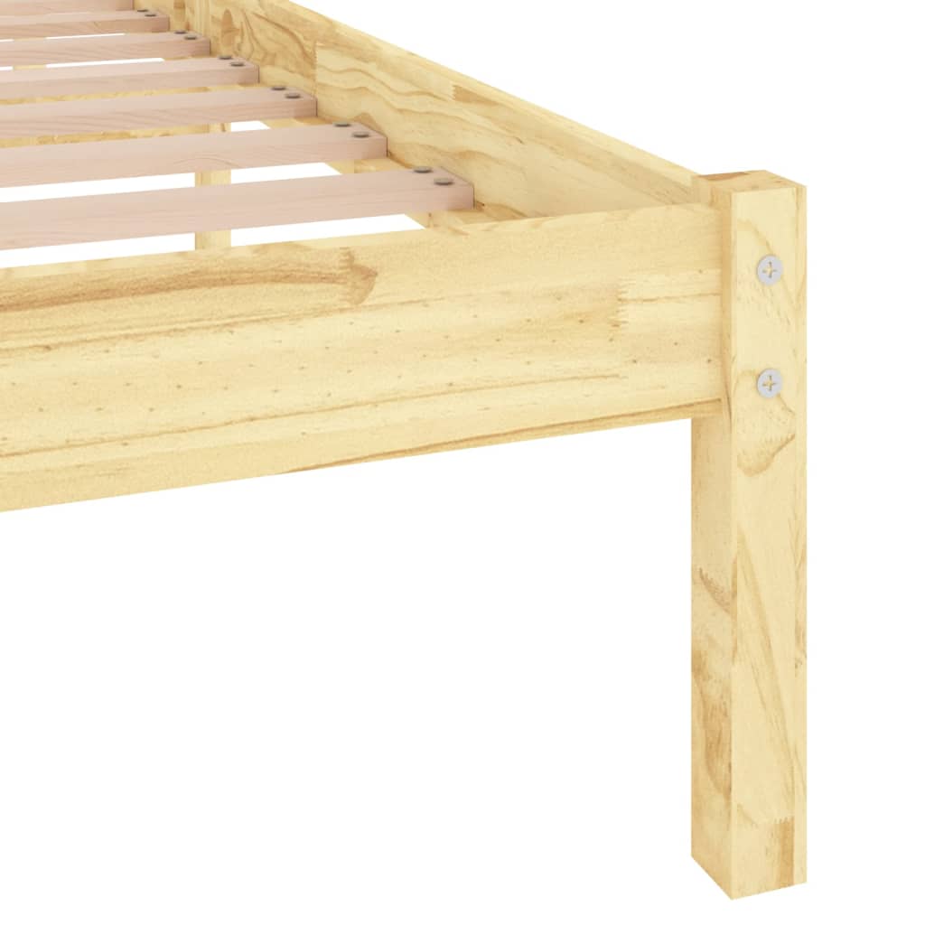 Bed Frame without Mattress Solid Wood Super King Size - Bargainia.com - 8720286762585 - 810032