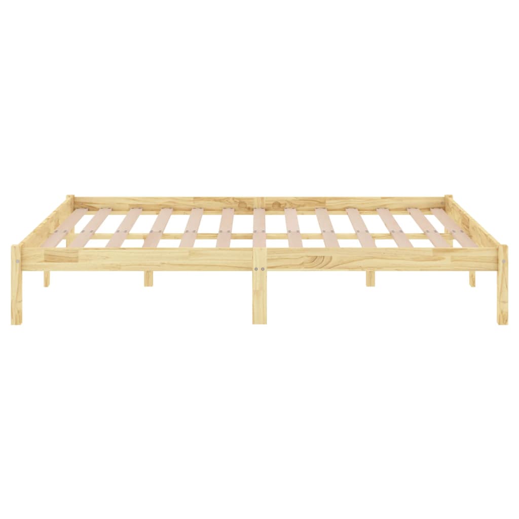 Bed Frame without Mattress Solid Wood Super King Size - Bargainia.com - 8720286762585 - 810032