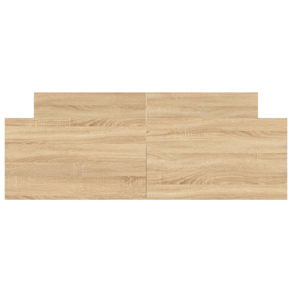 Bed Frame without Mattress Sonoma Oak 140x190 cm - Bargainia.com - 8721012157408 - 3203784