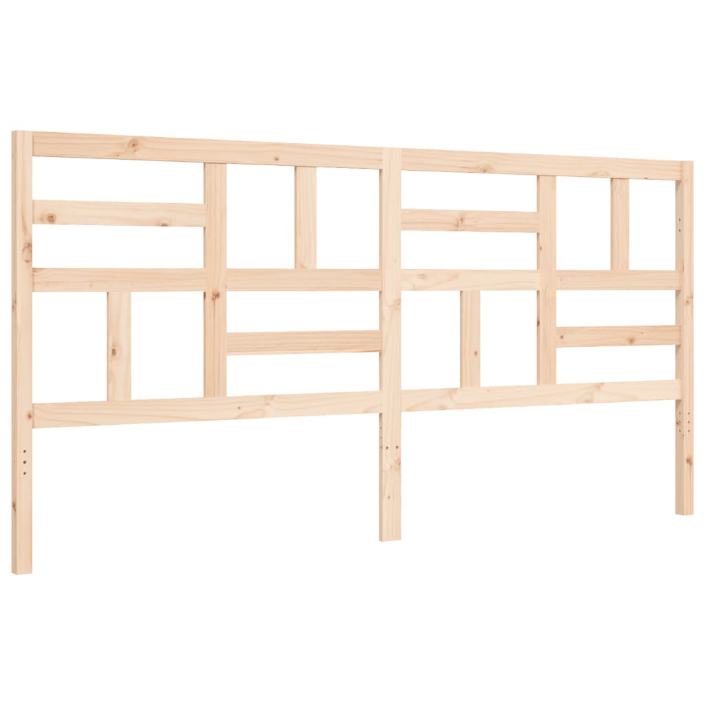Bed Frame without Mattress Super King Size Solid Wood - Bargainia.com - 