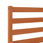 Bed Frame without Mattress Wax Brown 120x190 cm Small Double Solid Wood Pine - Bargainia.com - 
