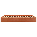 Bed Frame without Mattress Wax Brown 120x190 cm Small Double Solid Wood Pine - Bargainia.com - 