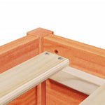 Bed Frame without Mattress Wax Brown 120x190 cm Small Double Solid Wood Pine - Bargainia.com - 