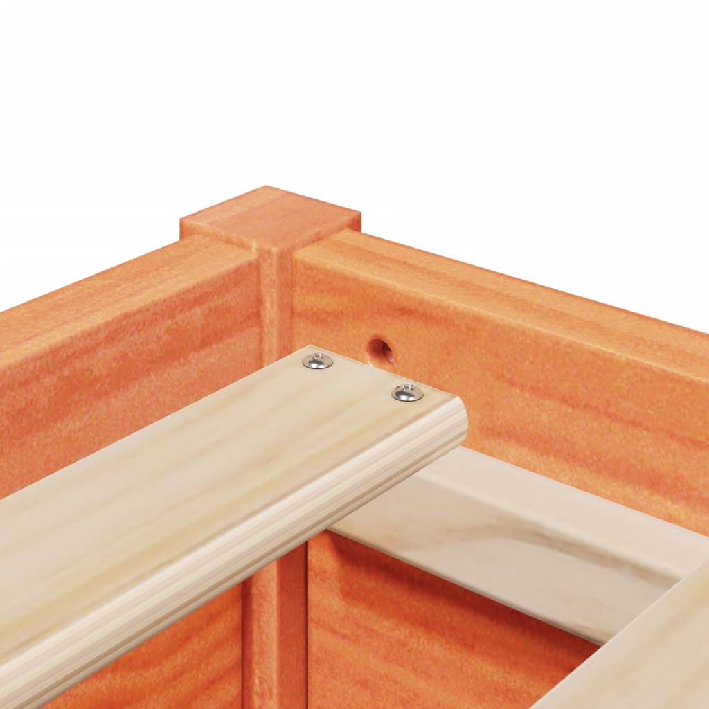 Bed Frame without Mattress Wax Brown 120x190 cm Small Double Solid Wood Pine - Bargainia.com - 