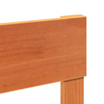Bed Frame without Mattress Wax Brown 120x190 cm Small Double Solid Wood Pine - Bargainia.com - 