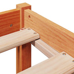 Bed Frame without Mattress Wax Brown 120x190 cm Small Double Solid Wood Pine - Bargainia.com - 