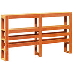 Bed Frame without Mattress Wax Brown 120x190 cm Small Double Solid Wood Pine - Bargainia.com - 