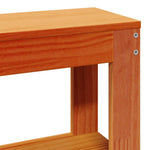 Bed Frame without Mattress Wax Brown 120x190 cm Small Double Solid Wood Pine - Bargainia.com - 