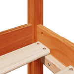Bed Frame without Mattress Wax Brown 120x190 cm Small Double Solid Wood Pine - Bargainia.com - 