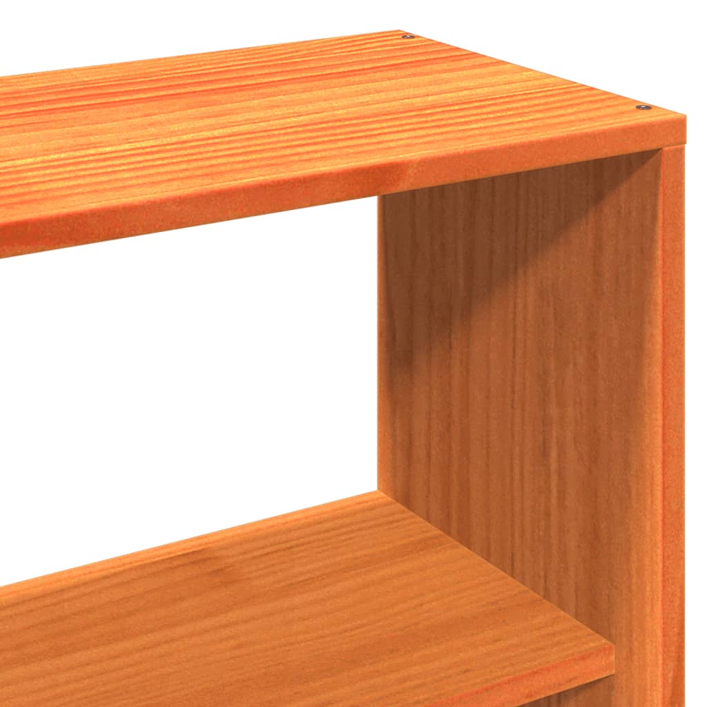 Bed Frame without Mattress Wax Brown 120x190 cm Small Double Solid Wood Pine - Bargainia.com - 