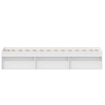 Bed Frame without Mattress White 100x200 cm - Bargainia.com - 