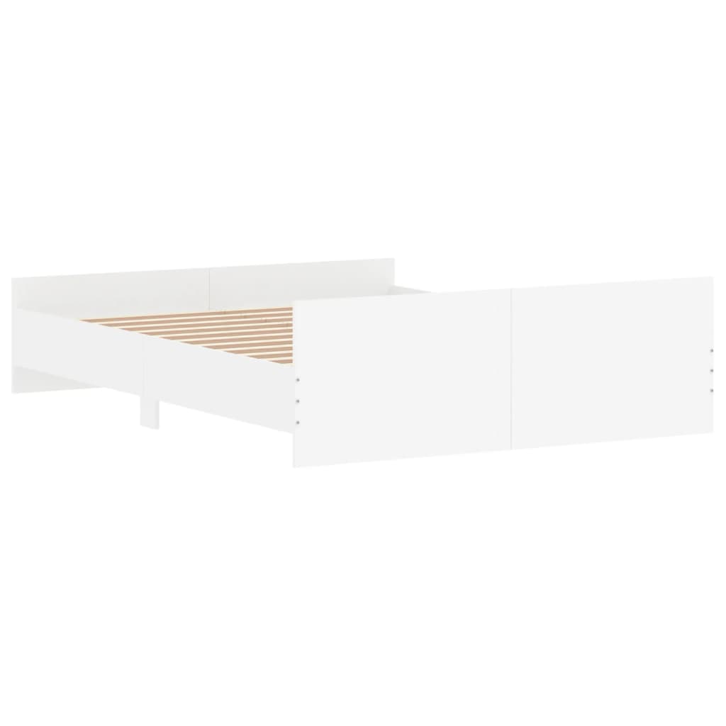 Bed Frame without Mattress White 140x200 cm - Bargainia.com - 8721012157033 - 3203747