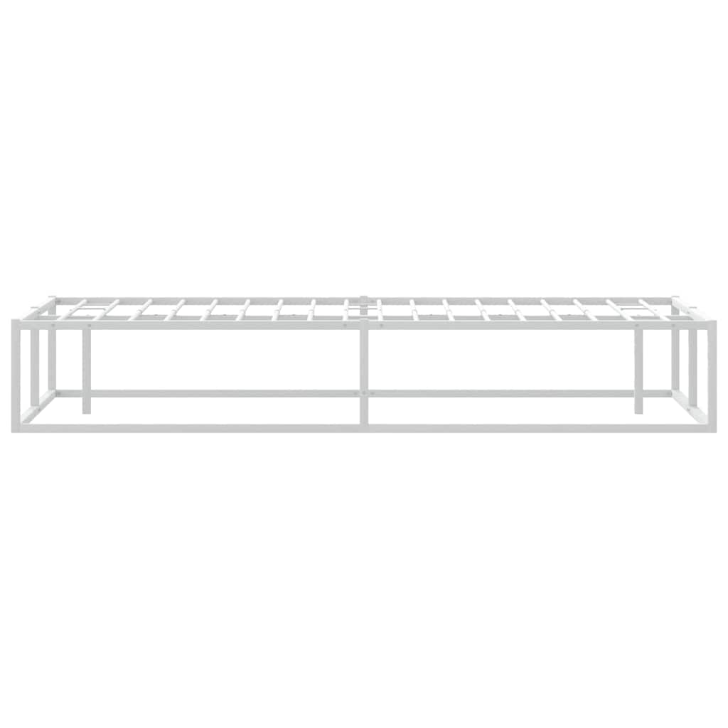 Bed Frame without Mattress White 140x200 cm Metal - Bargainia.com - 8721158397782 - 4017425