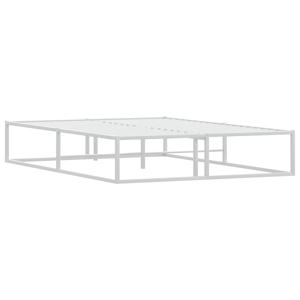 Bed Frame without Mattress White 140x200 cm Metal - Bargainia.com - 8721158397782 - 4017425