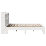 Bed Frame without Mattress White 140x200 cm Solid Wood Pine - Bargainia.com - 