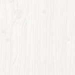 Bed Frame without Mattress White 140x200 cm Solid Wood Pine - Bargainia.com - 