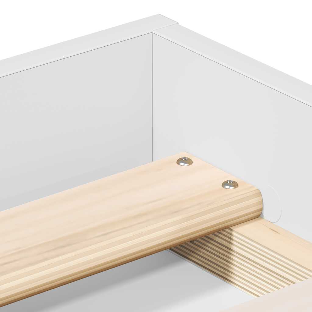 Bed Frame without Mattress White 160x200 cm - Bargainia.com - 8721012158290 - 3203873