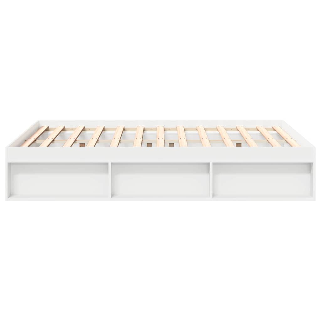 Bed Frame without Mattress White 160x200 cm - Bargainia.com - 8721012158290 - 3203873