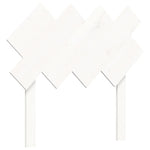 Bed Frame without Mattress White Single Solid Wood Pine - Bargainia.com - 